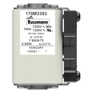 Быстрый предохранитель 160A 1250V 1*BKN/75 AR CU