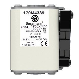 Быстрый предохранитель 200A 1250V 1BKN/75 AR CU