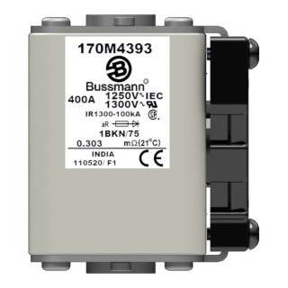 Быстрый предохранитель 400A 1250V 1BKN/75 AR CU