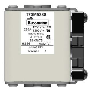 Быстрый предохранитель 250A 1250V 2BKN/75 AR CU