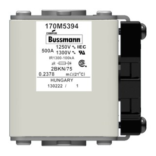 Быстрый предохранитель 500A 1250V 2BKN/75 AR CU