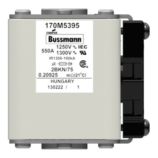 Быстрый предохранитель 550A 1250V 2BKN/75 AR CU