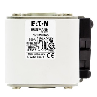 Быстрый предохранитель 700A 1250V 3BKN/75 AR CU