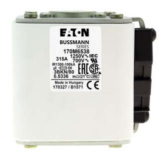 Быстрый предохранитель 315A 1250V 3BKN/80 AR CU