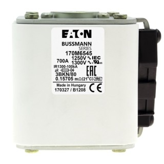 Быстрый предохранитель 700A 1250V 3BKN/80 AR CU