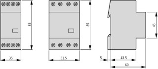 Модульный контактор 230В, 25А, 4НО