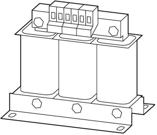 Сетевой дроссель, 3p, 6A, 4.9 мГн, 550 В, 50/60 Гц