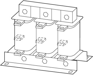 Сетевой дроссель, 3p, 160A, 0.11 мГн, 550 В, 50/60 Гц