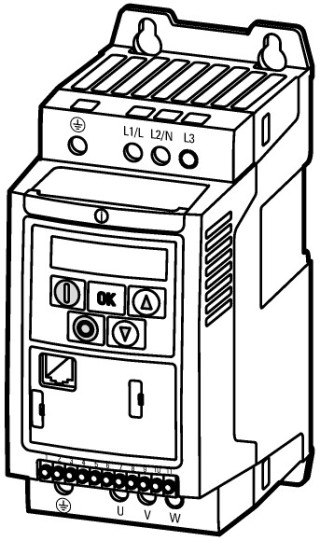 Преобразователь частоты DC1 3~/3~400В 4,1A 1,5кВт IP20