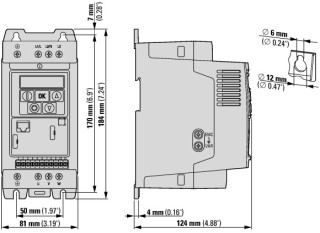 Преобразователь частоты DC1 3~/3~400В 4,1A 1,5кВт IP20