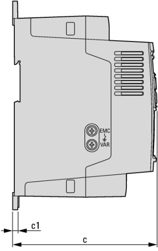 Преобразователь частоты DC1 3~/3~400В 4,1A 1,5кВт IP20