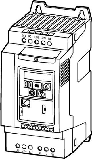 Преобразователь частоты DC1 3~/3~400В 5,8A 2,2кВт IP20