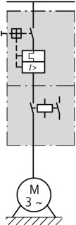 Пусковая сборка для прямого пуска, 230В управление, 3 кВт