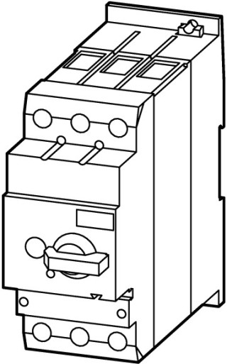 Автоматический выключатель защиты двигателя 25А, 3 полюса, откл.способность 150кА, диапазон уставки 16...25А