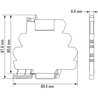 TRP 230VAC RC 1CO AGSNO