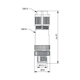 SAISP-M-4D-4/8-M12