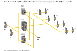 Автоматич.выключ. MS132-0.4B 100кА с регулир. тепловой защитой 0.25A-0.4А Класс тепл. расцепит. 10