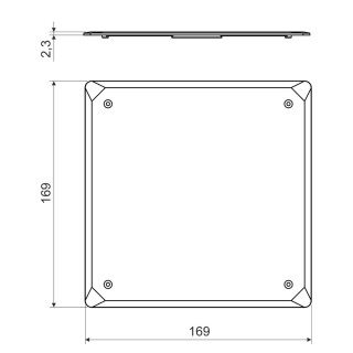 Крышка коробки КO 125 Е и КO 125 / 1L - V 125 / 1 (HB)