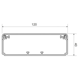 Кабельный канал EKD 120X40 (HС)