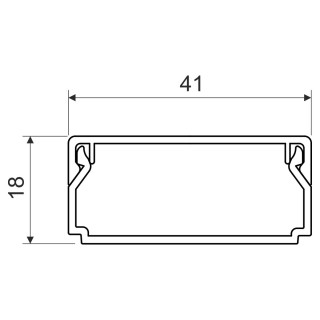 Кабельный канал HF LHD 40X20HF (HD)