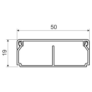 Кабельный канал LHD 50X20/1 (HD)