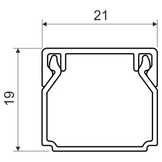 Кабельный канал LHD 20X20 (I1)