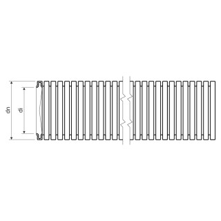 Труба гофрированная SUPER MONOFLEX 750 N 1216EHFPP (L100)