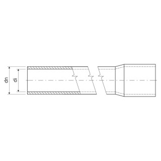 Труба жесткая гладкая с раструбом 320N PVC 1525 (HA)