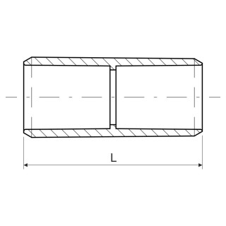 Муфта соединительная PVC 0263 (HB)