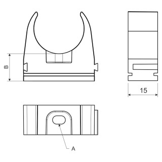 Клипса PVC 5332 (LB)