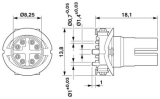 SACC-CI-M12FSX-8P SMD SH R32PD