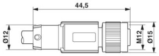 SAC-2P-M12MSB/20-910/M12FSB PF