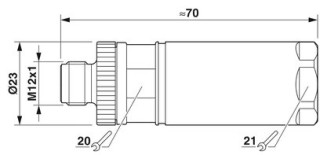 SACC-M12MSL-4FEPL-CL