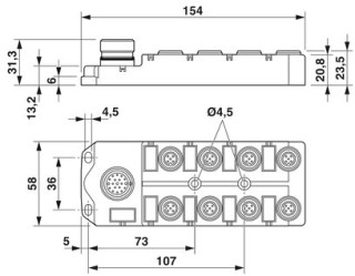 SACB-8/16-M23 P12 SH