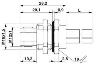 SACC-DSI-M12MSL-4FE-M16XL/1,5