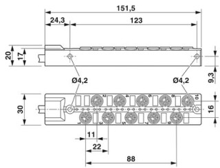 SACB-10/3-L- 5,0PUR-M8 HD