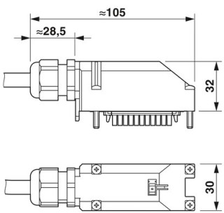 SACB-C-H180- 8/3- 5,0PUR-M8 HD