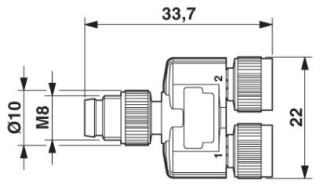 SAC-4P-M 8Y/2XM 8FS VP BK