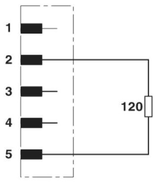 SAC-5P-M12MS CAN TR 120 2/5