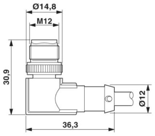 SAC-4P-M12MRDC5/10,0-93E/RJ45