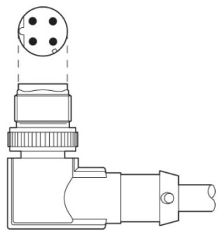 SAC-4P-M12MRDC5/10,0-93E/RJ45