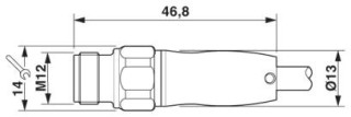 SAC-4P-M12MS/10,0-600/M12FS HD