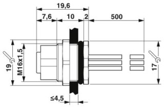 SACC-DSI-M12FS-4P-M16/1,5