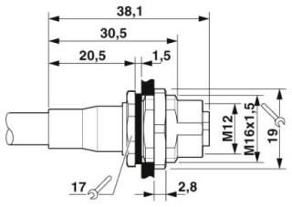 SACCBP-M12FS-8CON-M16/0,17-94B