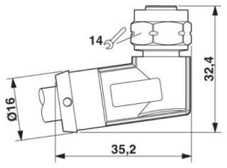 SAC-4P-50,0-28X/M12FR OD