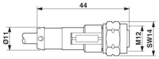 SAC-5P-10,0-500/M12FS VA