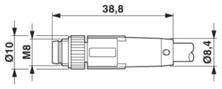 SAC-4P-M 8MR/ 6,5-950/M 8FRHDM