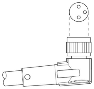 SAC-3P-M12MS/2,0-PUR/M 8FR-2L