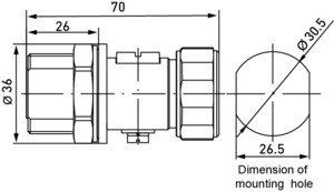 ВЧ коаксиальное устройство защиты / Разъем : 7/16 / Iimp-1 kA  In-5 kA Imax-20kA / Сопротивление 50 ohms