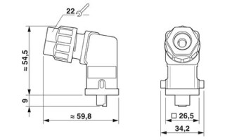 HC-STA-RJ45CT-HS-M20-PLRBK